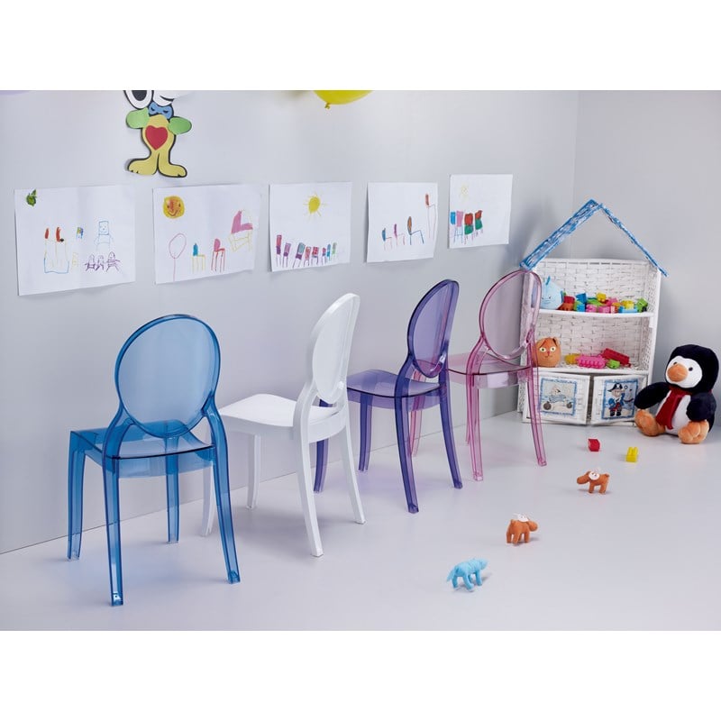 Compamia Siesta Baby Elizabeth Chair in Transparent Clear