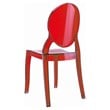 Compamia Siesta Baby Elizabeth Chair in Transparent Red