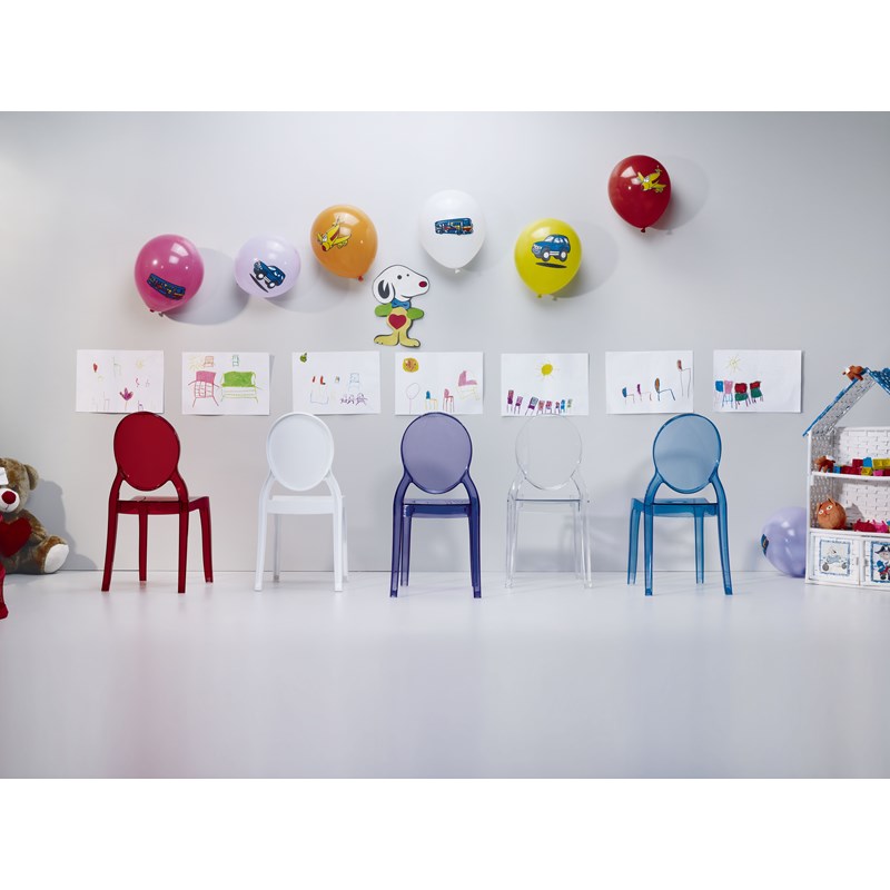 Compamia Siesta Baby Elizabeth Chair in Transparent Red