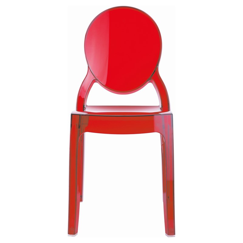 Compamia Siesta Baby Elizabeth Chair in Transparent Red