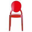 Compamia Siesta Baby Elizabeth Chair in Transparent Red