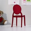 Compamia Siesta Baby Elizabeth Chair in Transparent Red