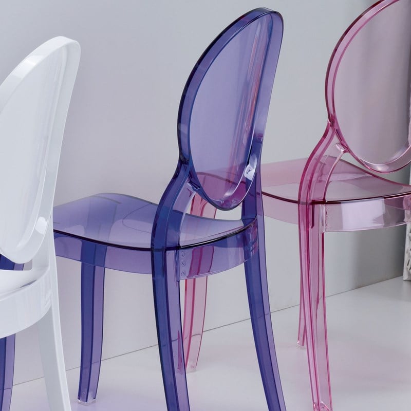 Compamia Siesta Baby Elizabeth Chair in Transparent Violet