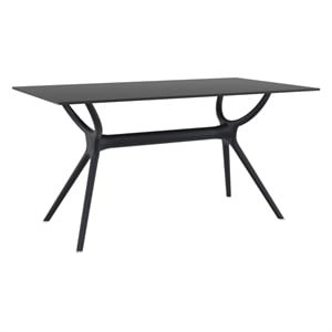 Compamia Siesta Air 55&quot Dining Table in Black