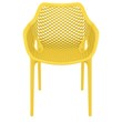 Compamia Air XL Patio Dining Arm Chair in Yellow