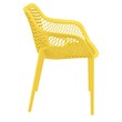Compamia Air XL Patio Dining Arm Chair in Yellow