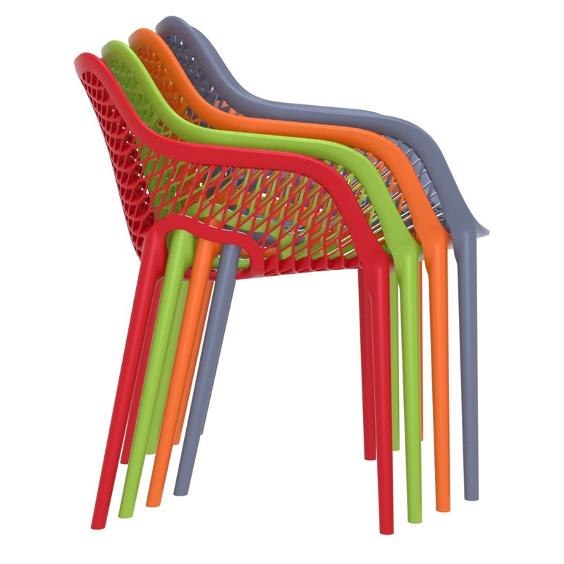 Compamia Air XL Patio Dining Arm Chair in Yellow