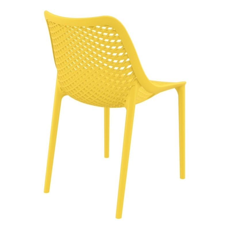 Compamia Air Patio Dining Chair in Yellow