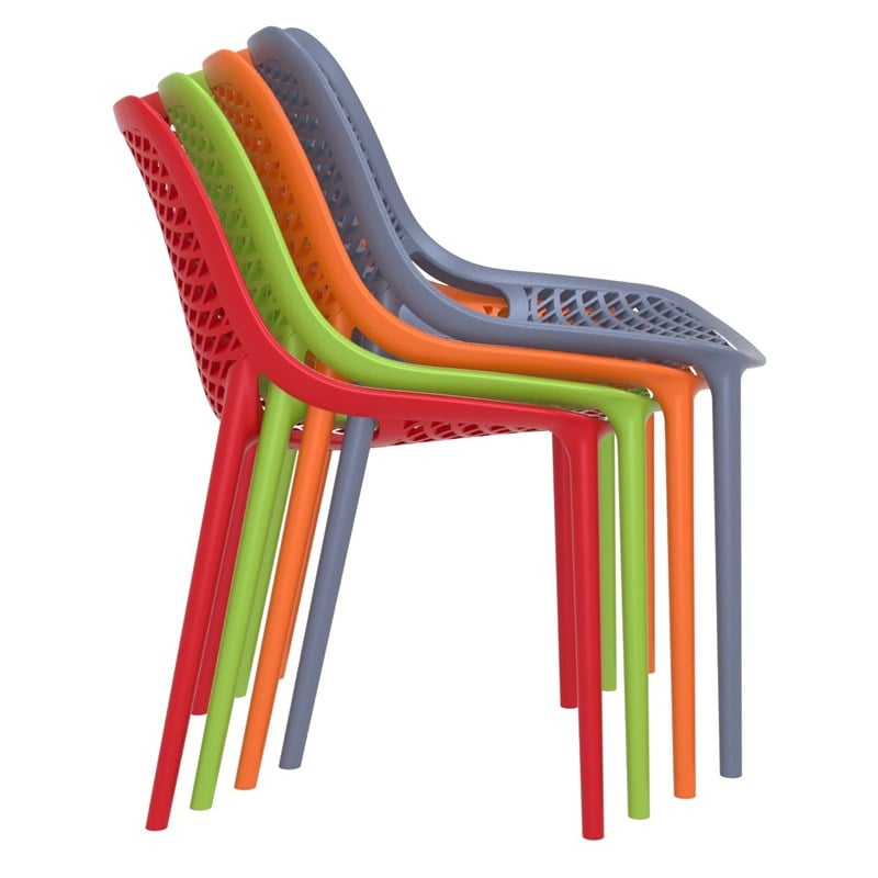 Compamia Air Patio Dining Chair in Yellow