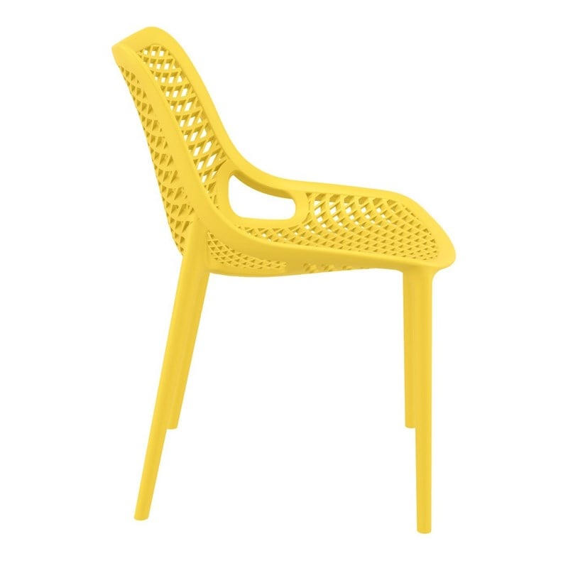 Compamia Air Patio Dining Chair in Yellow