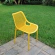 Compamia Air Patio Dining Chair in Yellow