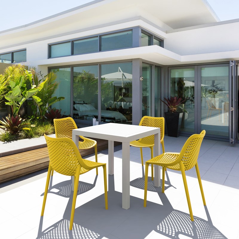 Compamia Air Patio Dining Chair in Yellow
