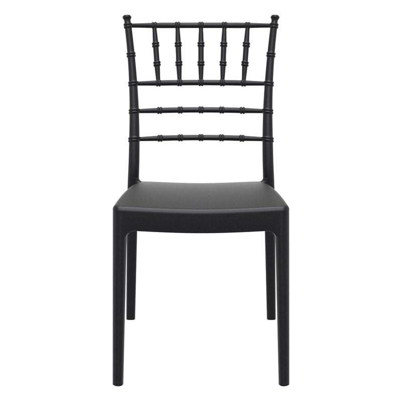 Compamia Josephine Patio Dining Chair in Black