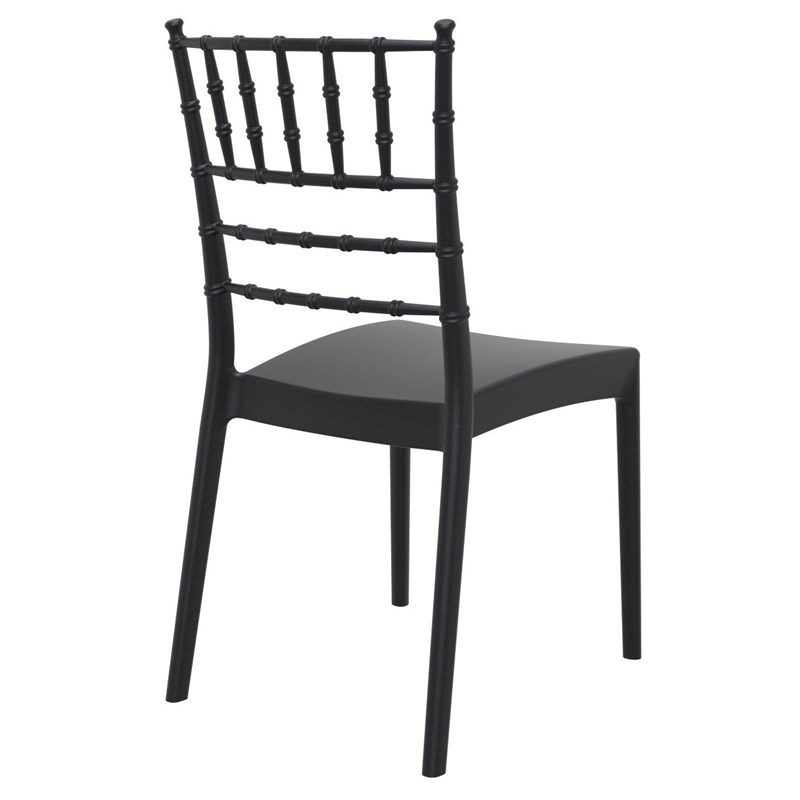 Compamia Josephine Patio Dining Chair in Black