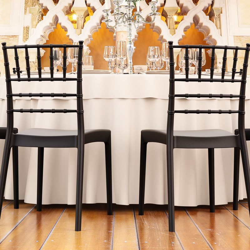 Compamia Josephine Patio Dining Chair in Black