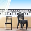 Compamia Josephine Patio Dining Chair in Black