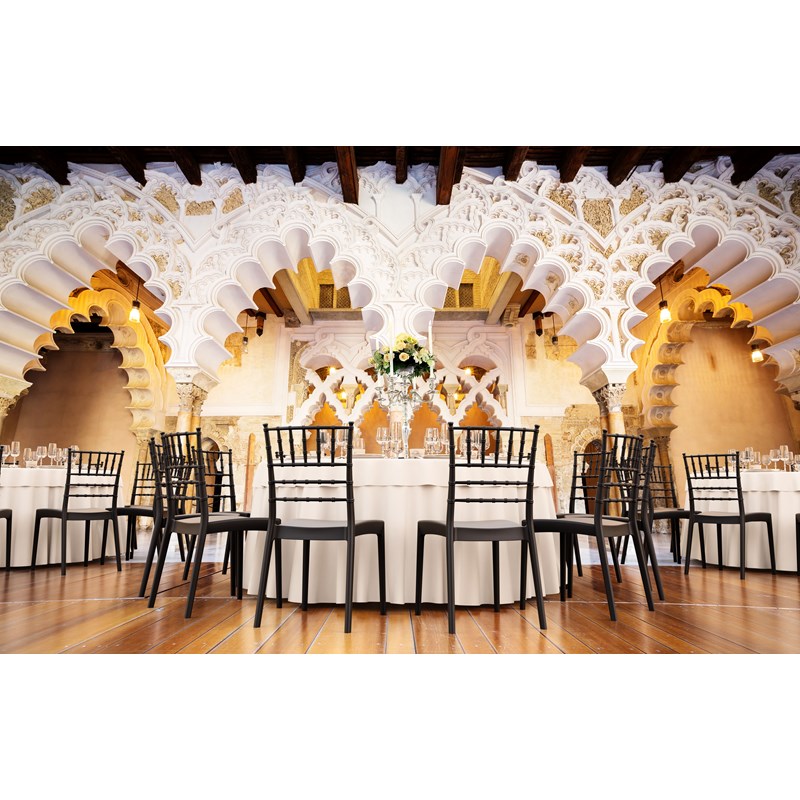 Compamia Josephine Patio Dining Chair in Black