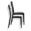 Compamia Josephine Patio Dining Chair in Black