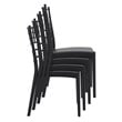 Compamia Josephine Patio Dining Chair in Black