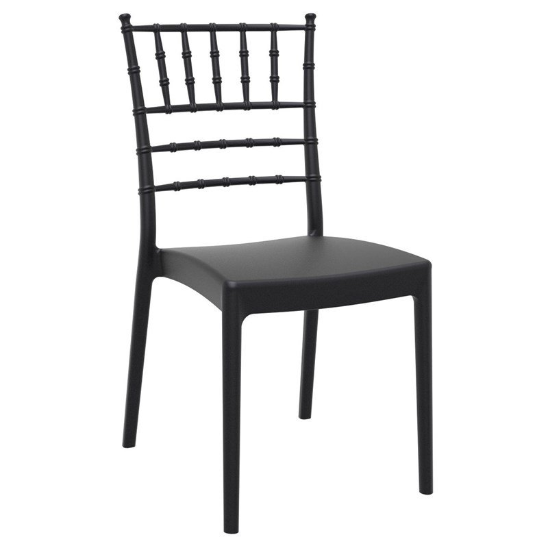Compamia Josephine Patio Dining Chair in Black