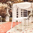 Compamia Josephine Patio Dining Chair in White