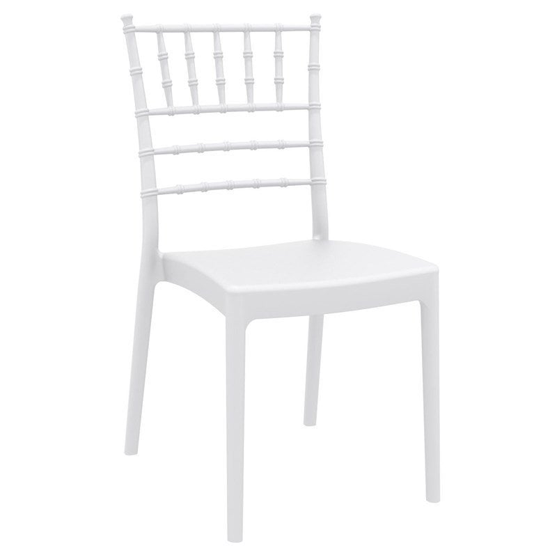 Compamia Josephine Patio Dining Chair in White