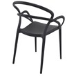 Compamia Mila Dining Arm Chair in Black