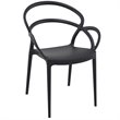Compamia Mila Dining Arm Chair in Black