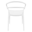 Compamia Mila Dining Arm Chair in White