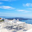 Compamia Mila Dining Arm Chair in White