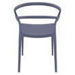 Compamia Mila Dining Arm Chair in Dark Gray