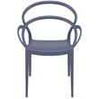 Compamia Mila Dining Arm Chair in Dark Gray