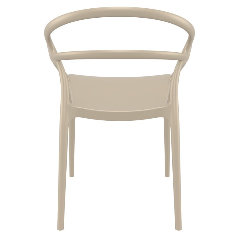 Compamia Mila Dining Arm Chair in Taupe