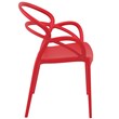 Compamia Mila Dining Arm Chair in Red
