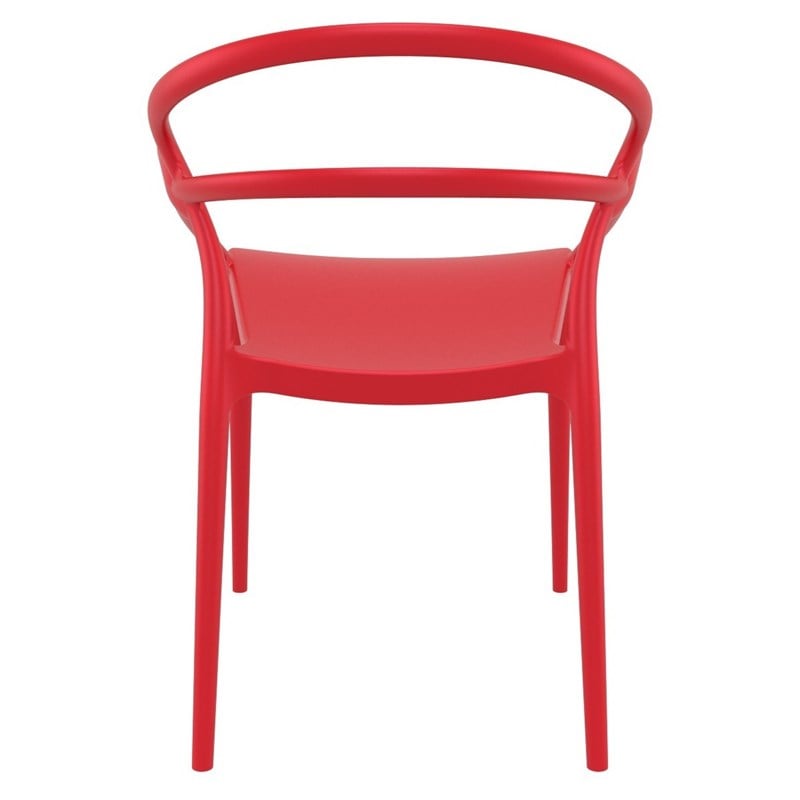 Compamia Mila Dining Arm Chair in Red