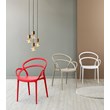 Compamia Mila Dining Arm Chair in Red