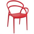 Compamia Mila Dining Arm Chair in Red