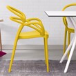 Compamia Mila Dining Arm Chair in Yellow