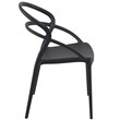 Compamia Pia Patio Dining Chair in Black