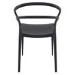 Compamia Pia Patio Dining Chair in Black
