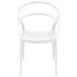 Compamia Pia Patio Dining Chair in White