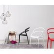 Compamia Pia Patio Dining Chair in Dark Gray