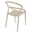 Compamia Pia Patio Dining Chair in Taupe