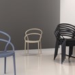 Compamia Pia Patio Dining Chair in Taupe