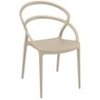 Compamia Pia Patio Dining Chair in Taupe
