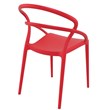 Compamia Pia Patio Dining Chair in Red