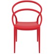 Compamia Pia Patio Dining Chair in Red