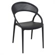 Compamia Sunset Patio Dining Chair in Black