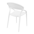 Compamia Sunset Patio Dining Chair in White