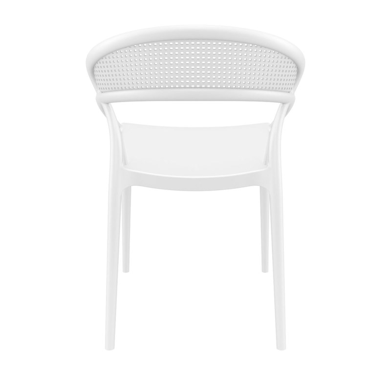 Compamia Sunset Patio Dining Chair in White